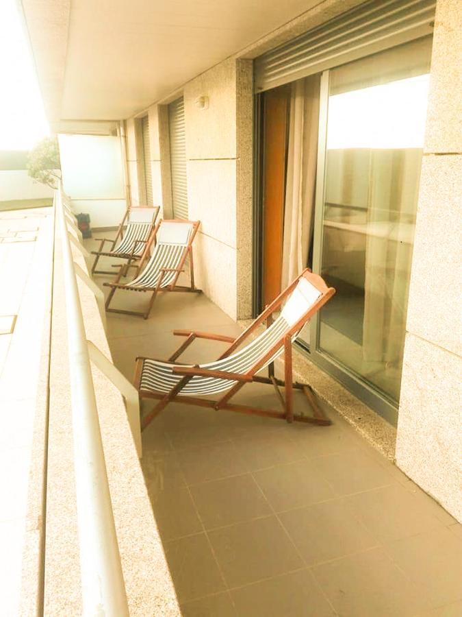 Beach Front Apartment - With Swimming Pool, Barbecue And Tennis Court! Viana do Castelo Exteriör bild